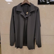 엠벨라 [엠벨라] 울산점 봄 가을 21년 60% 카라넥 언발란서 옆트임 면 65% 블라우스