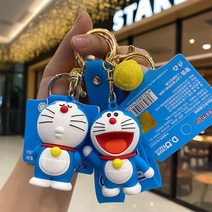 정품 도라에몽 열쇠고리 2종 레트로 키링 백참 가방고리 자동차키홀더 추억의 캐릭터, 도라에몽 A형