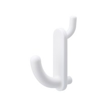 우드타공판 타공판 전용 악세사리 우드 타공판 타공판악세사리 후크 고리 걸이 부속, 후크 부속(4개입), 흰색 1149, 1개