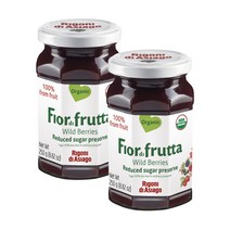 피오디프루타 오가닉 와일드 베리스 프루츠 스프레드 딸기잼 유기농 선물용 과일잼 250g(8.82oz)x2, 250g, 2개