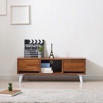 낮은 북유럽 서랍 거실장 1000 리바트 TV 이케아 티비 다이 1단, 그레이화이트