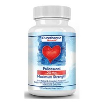 Purethentic Naturals 천연 폴리코사놀 사탕수수 추출 20mg 100정
