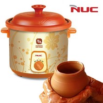 쿠커 엔유씨3052 황토 세라믹용기 슬로우쿠커 3.5L 대용량 _ 230831EA blight*94521444hM, 본상품선택, 본상품선택