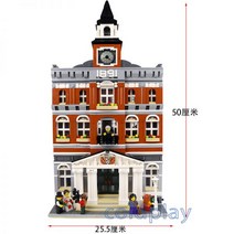 중국 레고 아키텍쳐 호텔 카페 파리 모음 호환 블럭, 04