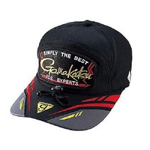 2023 일본직수입 가마카츠 피싱 캡 여름 바다 낚시 모자 GM-9845, 블랙   레드