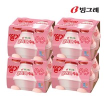 빙그레 딸기우유 240ml x16개/단지우유, 16개