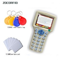 오리지널 RFID NFC 카드 복사기 리더 라이터 듀플리케이터 10 가지 영어 버전 IC 및 최신 소프트웨어용, 01 Group A