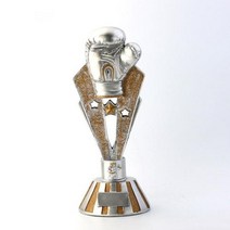 위닝글러브 신제품 권투 장갑 트로피 수지 공예 기념 선물 홈 인테리어 시상식 유니버설 용품, C 12X9X30cm