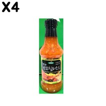 FK 망고칠리소스(몬 씨푸드 295g)X4음료수 음료 농축액 에이드 레몬쥬스 망고주스 블루베리 체리 석류 복분자, 본상품