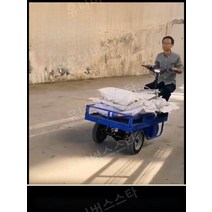 유니버스스타 농업용 운반 운반차 전동 구루마 수레 전기 리어카 대차 전동리어카 과수원, 적재면1000x600+배터리+가드레일