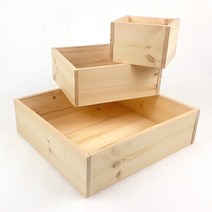 원목 박스 우드 상자 바구니 바스켓 트레이 10t2, 65.직사각상자-개방형22x14x8.5cm