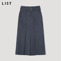 리스트 플리츠 미디 스커트 TWWSKM60040