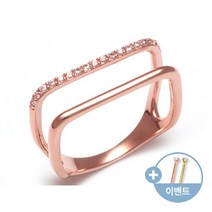 [비앤비골드]14K 유니크 더블 반지 RSS16084