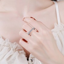 모이사나이트반지 심플 럭셔리명품반지 프로포즈 기념일선물 웨딩 파인 쥬얼리