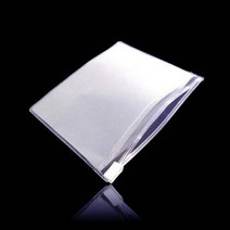두꺼운 반투명 PVC 지퍼백 파우치 24cmX15cm 150매, 1