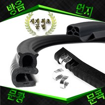 풍절음차단제 차량도어가드 웨더스트립 도어스트립, 스네이크4D몰딩50cm 블랙