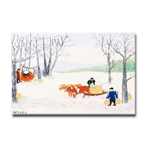 그랜마 모지스 그림 인테리어 명화 액자 + 네임택, 16. 채집하는 사람들+아트네임택