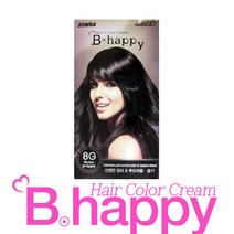 세화 비해피 컬러 크림 21가지 색상선택/염색약, 8G 실키딥블랙, 1개