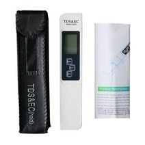 ph측정기 비파괴 당도측정기 수질 수족관 수영장 용 디지털 lcd tds ec 미터 펜 수질 테스터 자동 교정 수질 테스트 온도계, 하얀