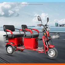 JJ 3륜전동스쿠터5 전기스쿠터 전동오토바이, 레드800W