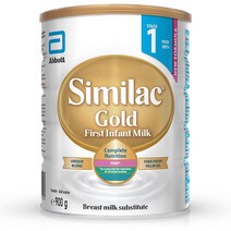 Similac 골드 팜오일 프리 첫 번째 신생아용 분유 씨밀락 영국분유직구 900g, 2묶음