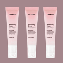 코스노리 화이트닝 드레스 미백 톤업크림 3개