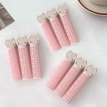 앞머리구르프 앞머리 헤어 롤 에어 팔자 셋팅 고정 고데기 신기 망홍 스타일 나른한 속눈썹 빅 웨이브 볼륨 클립, 30 핑크색9개