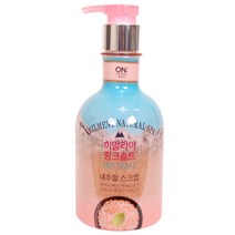 온더바디 히말라야 핑크솔트 내츄럴 스크럽 바디워시 400g, 1개