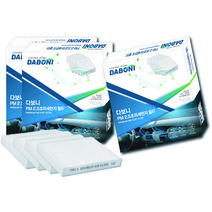 청정다보니 PM2.5 초미세먼지 차단 현대자동차 에어컨필터 3개입 벌크형, 3개, 엑센트(~17년) - P112