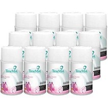 TimEMIst 프리미엄 계량 공기 청정제 리필 - 베이비 파우더 7.1온스(12개들이 케, Baby Powder