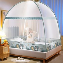 모기장 원터치 텐트형 화이트 방충망 침대 학생 기숙사 가정용, 옵션7