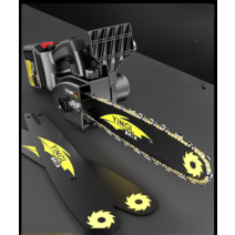 충전식 기계톱 체인톱 전동 기계 로깅 톱 가정용 절, L