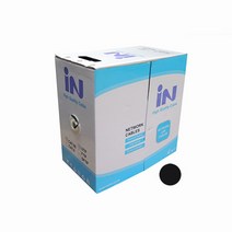 블랙 랜선 UTP CAT5E 300M 랜케이블 박스 롤