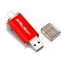 TYPE-C USB 플래시 드라이브 4 기가 바이트 8 16 32 64 pendrive 안드로이드 스마트 폰 금속 2.0 메모리 스, 02 Red_05 64GB