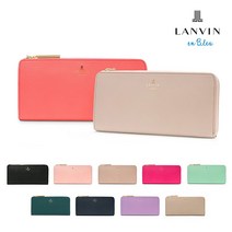 람방 온 블루 긴 지갑 L 자 지퍼 레이디스 뤽상부르 480112 가죽 가죽 LANVIN en Bleu 브랜드 전용 BOX 첨부 [당일 발송]