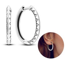 비가림천막 카페어닝 차양막 2023 오리지널 925 스털링 실버 라운드 지르코니아 헬기 귀걸이 여성을 위한 작은 곰 쥬얼리 결혼 선물 만들기