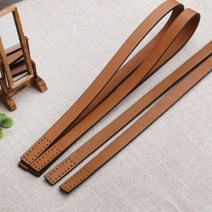 짱패브릭 1쌍)일자형-카멜가죽가방끈-2size, 64cm