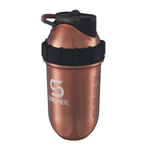쉐이크스피어 스틸 트라이탄 프로틴쉐이커 스페셜에디션 쉐이크통 헬스 물통 물병 보틀 텀블러, 스틸 브론즈, 700ml