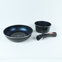 디에스리빙 에코린쿡 IH착탈식팬 3점세트, 프라이팬