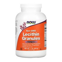 NOW Foods NOW Food 나우푸드 Lecithin Granules 레시틴 그레뉼 Non-GMO 1 lbs (454g) 과립, 1개