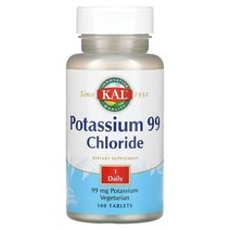 KAL 칼륨 Potassium 포타슘 99mg 100캡슐