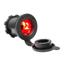 방우 시가 소켓 12V - 24V 겸용 카라반 캠핑카 DIY 230034EA, 시가잭포트