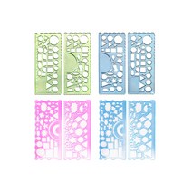 제도 모양자 세트 20cm (모양자2입) (색상랜덤), 단품