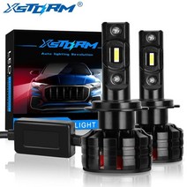 자동차 헤드 라이트 LED 전조등 전구 2pcs h1 h3 h4 h7 canbus h8 h11 hb3 9005 hb4 9006 미니 100w 18000lm 자동 램프, 6000K, 협동사