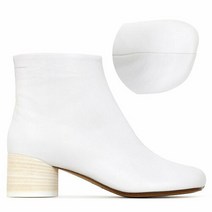 기타 [명품]MM6 23SS 화이트 클래식 앵클 부츠 S59WU0173 P3628 T1002 S59WU0173P3628T1002