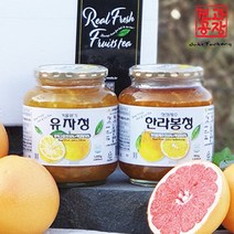 견과공장 겨울향기 프리미엄 햇과일청 2종 세트 유자청 1kg + 한라봉청 950g, 3세트 유자청+한라봉청