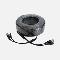 싸드 아나로그 TV 텔레비전 티비 모니터 CCTV 41만화소 52만화소 960H 보안 적외선 카메라 호환 BNC 동축 영상 + 전원 DIY 일체형 케이블 10M, 아날로그 52만화소 CCTV 카메라 녹화기 영상 전원 일체형 케이블 10M