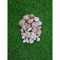 홍자갈 1kg 3kg 정원 화분 어항 수족관돌 조경, 1~2cm