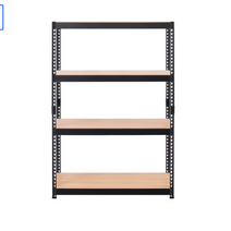 스피드랙 V2 선반 4단 1200 x 400 x 1200 mm, 블랙(앵글)