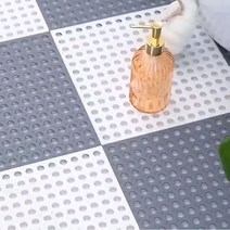 미끄럼방지매트 인테리어 욕실매트 조립식 미끄럼 방지 매트 간편한시공, 화이트